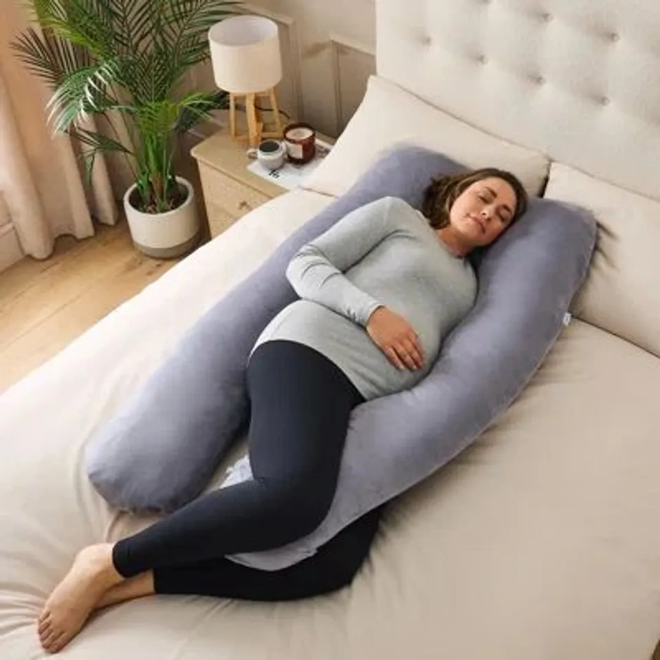 BOXED SILENTNIGHT BODY SUPPORT U-SHAPED PREGNANCY PILLOW (1 BOX)