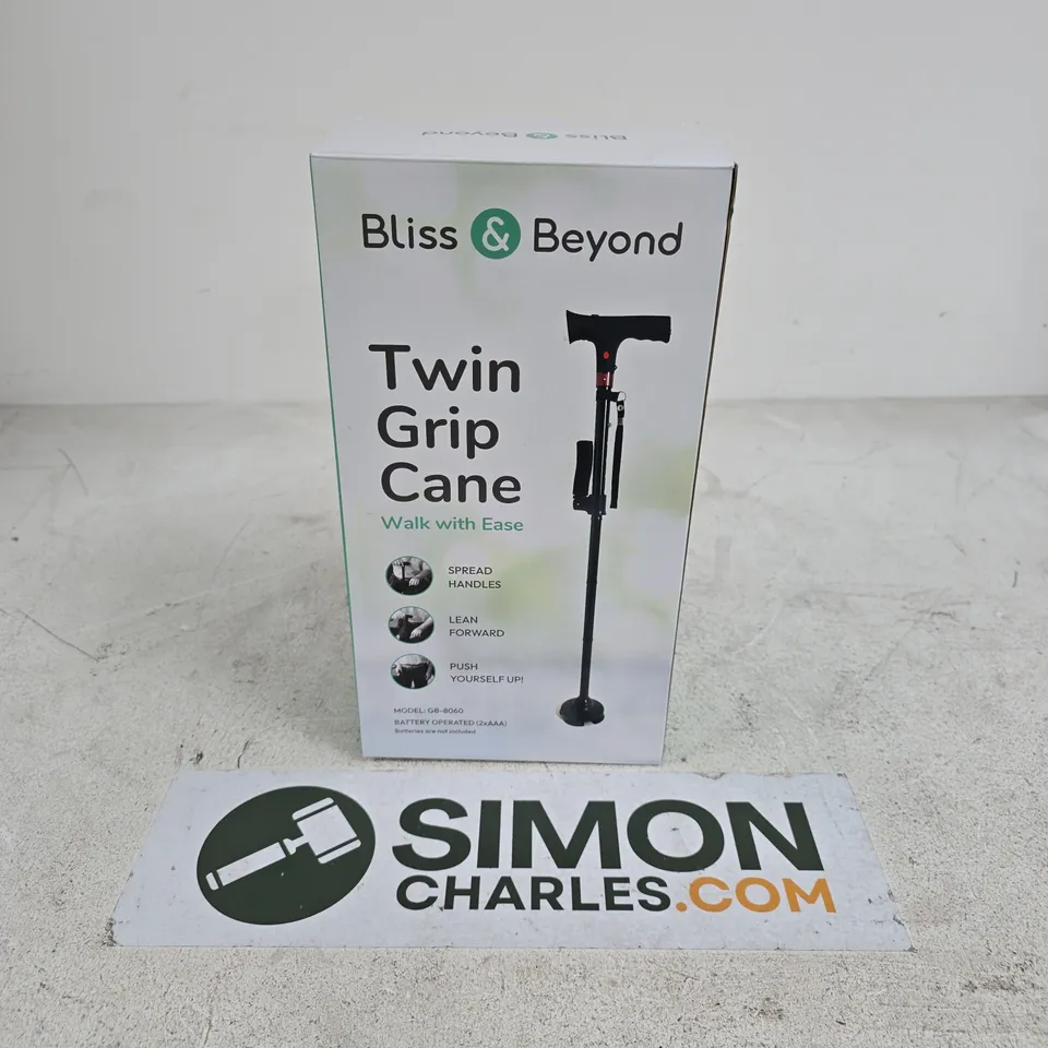 BOXED BLISS & BEYOND TWIN GRIP CANE