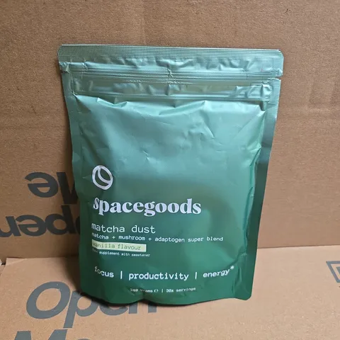 SPACEGOODS MATCHA DUST VANILLA FLAVOUR FLAVOUR (240 GRAMS)