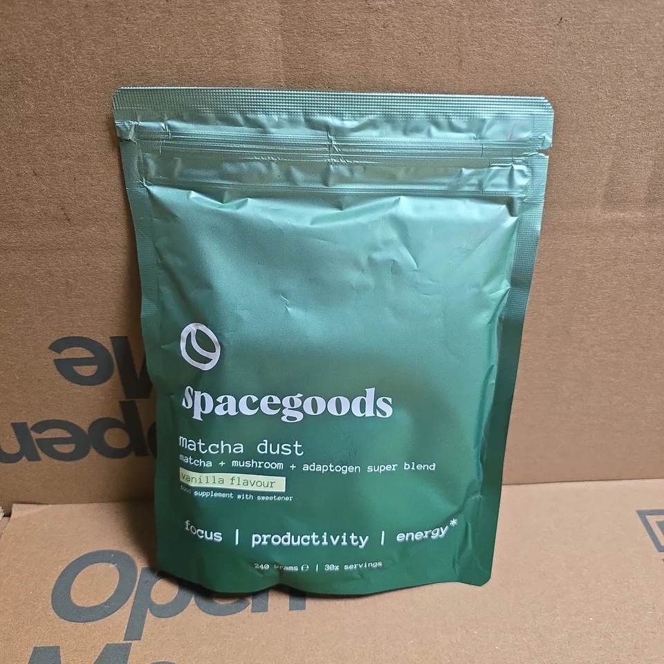SPACEGOODS MATCHA DUST VANILLA FLAVOUR FLAVOUR (240 GRAMS)