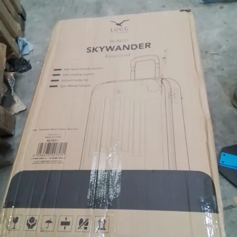 BOXED LUGG 28INCH SKYWANDER SUITCASE ROSE GOLD 