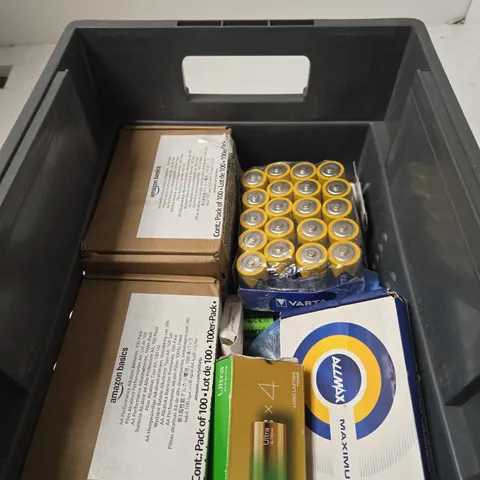 APPROXIMATELY 10 PACKS OF ASSORTED BATTERIES