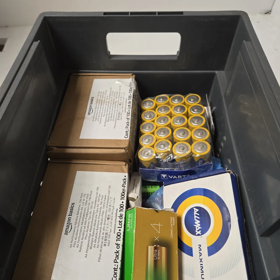 APPROXIMATELY 10 PACKS OF ASSORTED BATTERIES