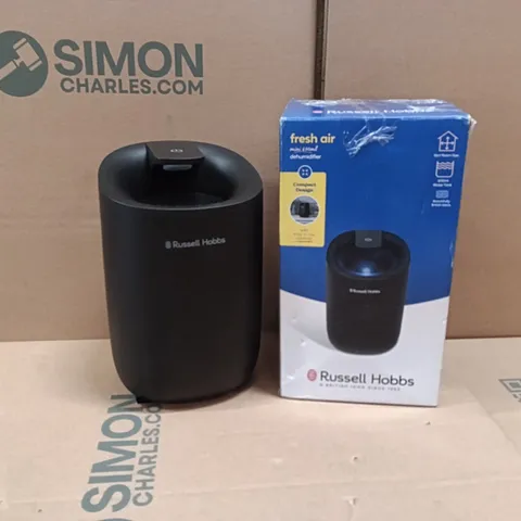 BOXED RUSSELL HOBBS RHDH1061B PORTABLE DEHUMIDIFIER - BLACK