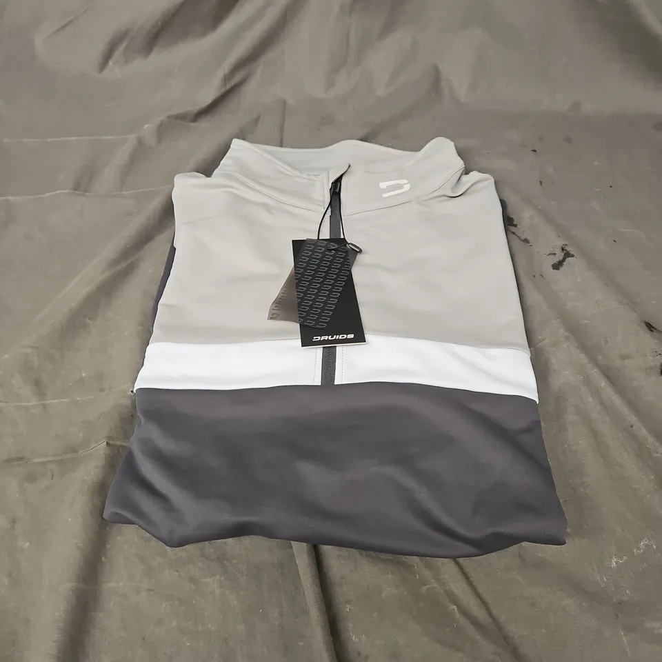 DRUIDS GLOBAL MIDLAYER JACKET IN GREY SIZE XL