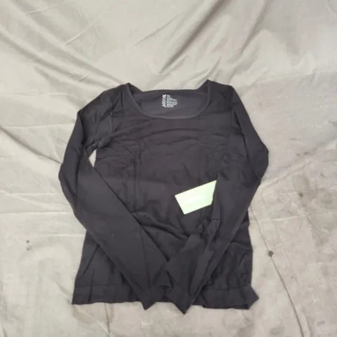 BOODY - WOMEN'S LONG-SLEEVE TOP – UK 6 (XS) – BLACK