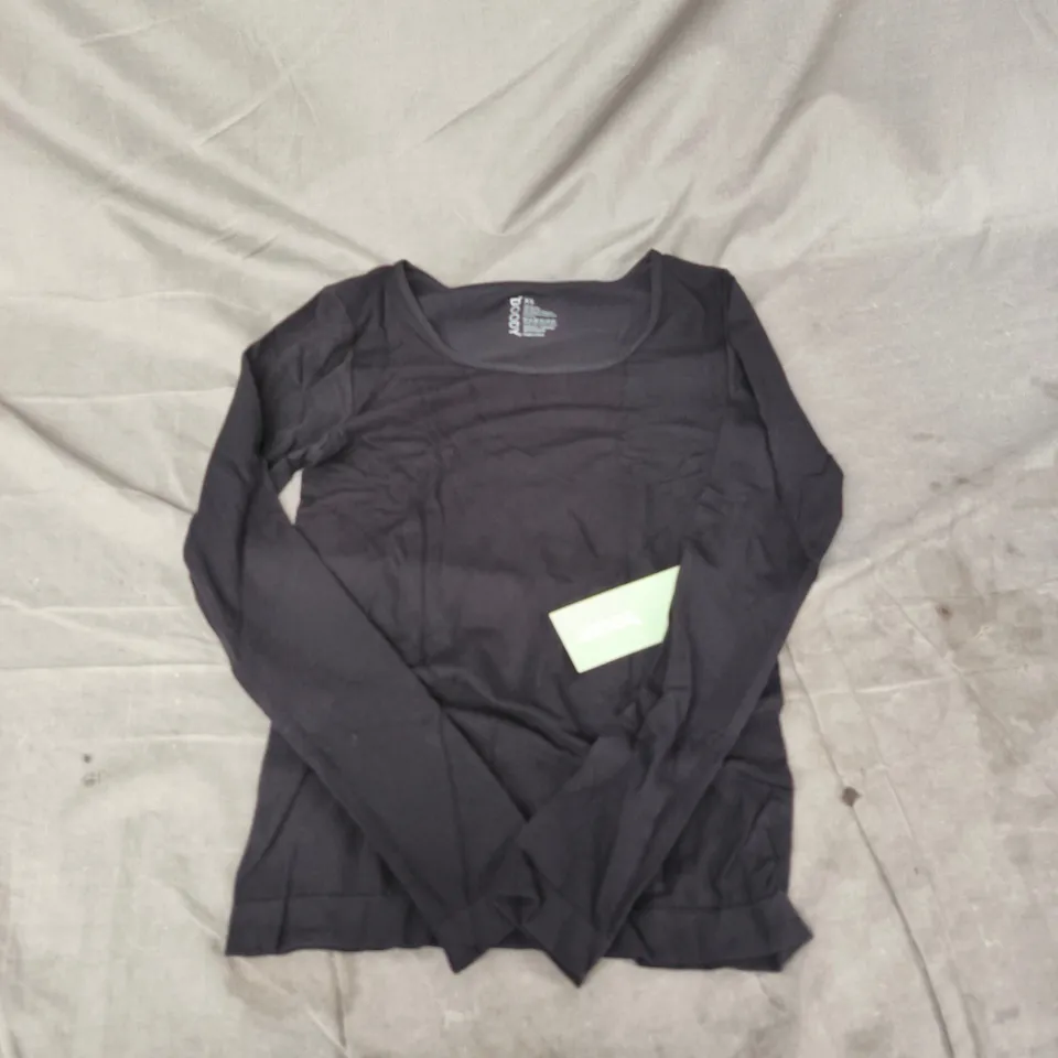 BOODY - WOMEN'S LONG-SLEEVE TOP – UK 6 (XS) – BLACK