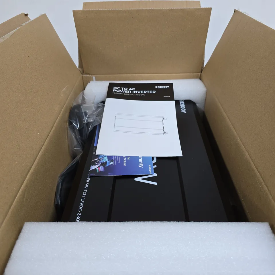 RENOGY DC TO AC POWER INVERTER BOXED WITH MANUAL