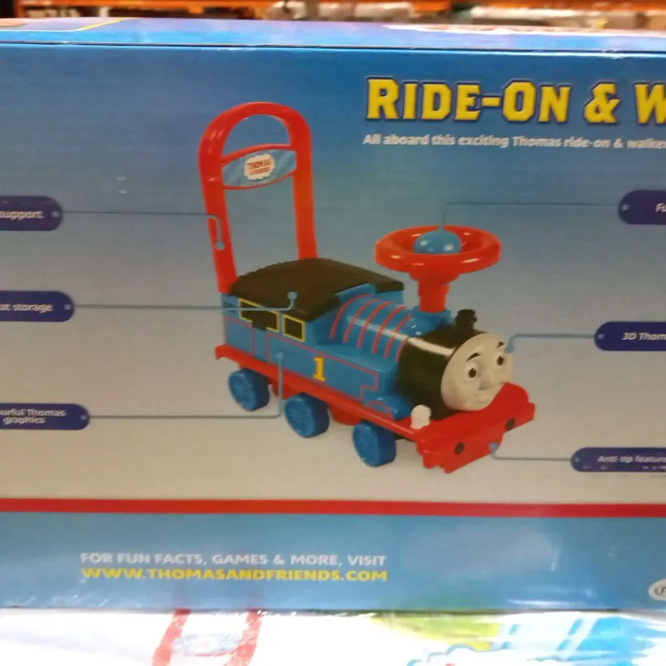 BRAND NEW BOXED THOMAS AND FRIENDS RIDE ON AND WALKER 