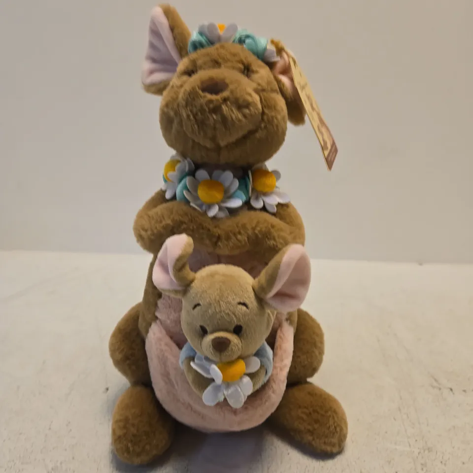 DISNEY KANGA AND ROO FLORAL SPECIAL EDITION MEDIUM SOFT TOY 