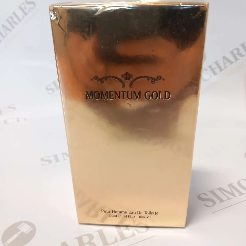 BOXED AND SEALED MOMENTUM GOLD POUR HOMME EAU DE TOILETTE 100ML