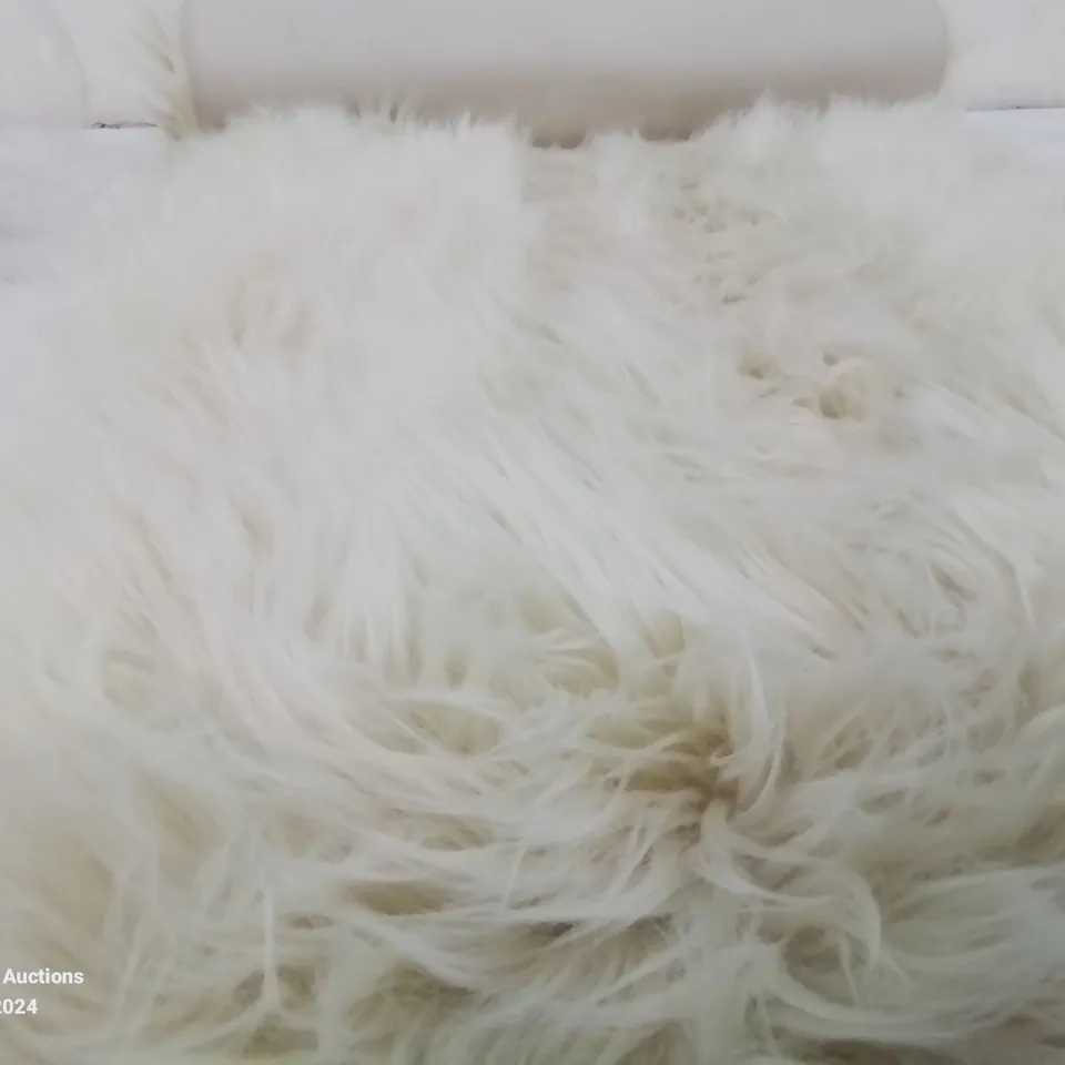 BRAND NEW PACO HOME 960 CREAM PLAYA 50X150CM SHAGGY RUG