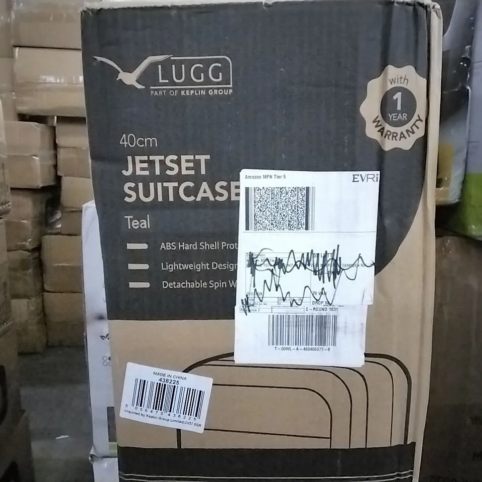 BOXED 40CM JET-SET SUITCASE TEAL