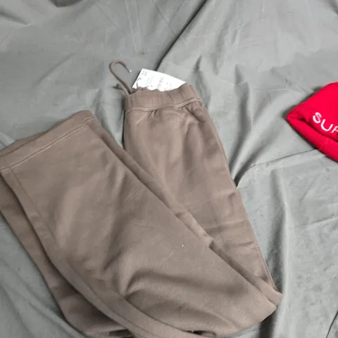 BROWN JOGGER TROUSERS – UK SIZE S (US 26) ZARA