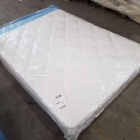 QUALITY BAGGED DOUBLE 135cm AIRSPRUNG LUXURY QUILTED MEDIUM MATTRESS