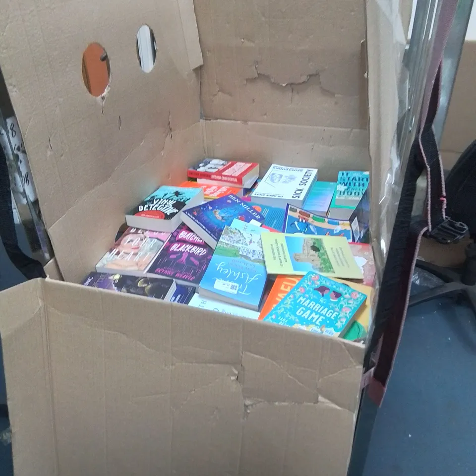 LARGE QUANTITY OF ASSORTED BOOKS TO INCLUDE WORLD OF POLAR BEAR, THE RISEN SHARD AND A YEAR IN THE COUNTRY  - COLLECTION ONLY