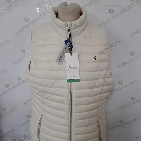 JOULES ZIP SNUG GILET SIZE 14