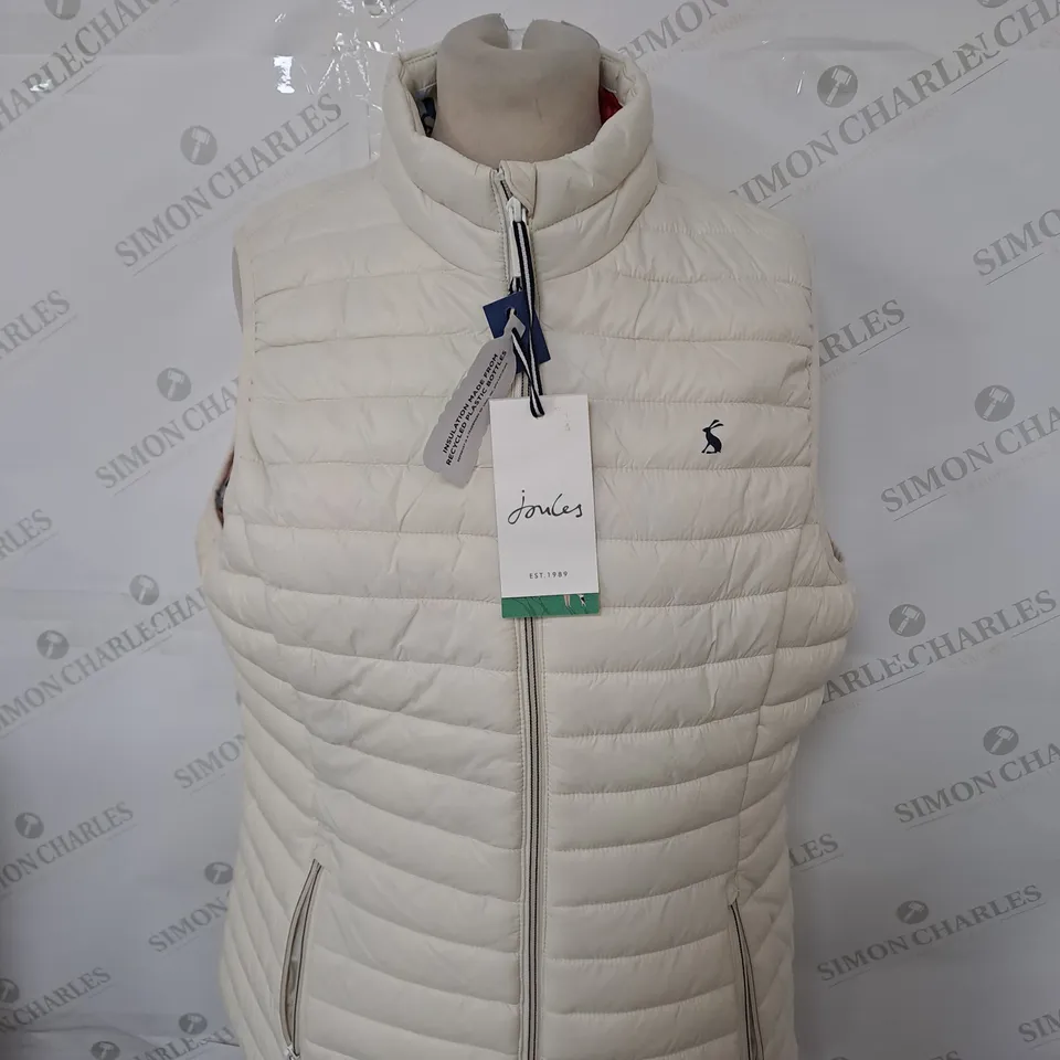 JOULES ZIP SNUG GILET SIZE 14
