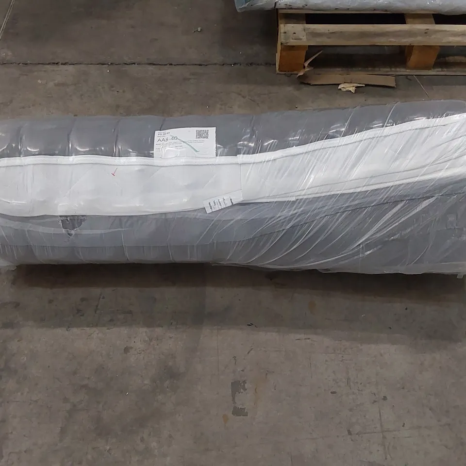 QUALITY BOXED, BAGGED AND ROLLED 8" ASPIRE COOL DIAMOND TILE QUILTED 4FT SMALL DOUBLE MATTRESS 
