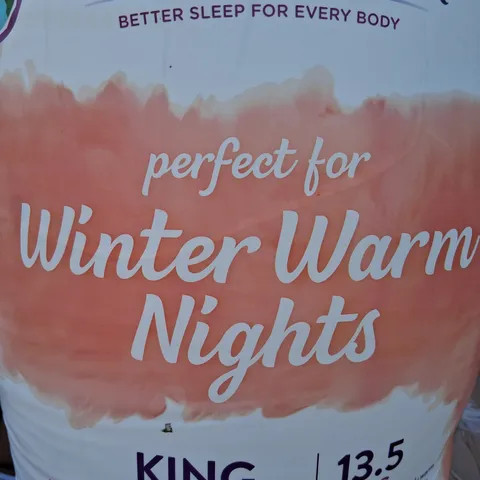 BRAND NEW BAGGED SLUMBERDOWN PERFECT FOR WINTER WARM NIGHTS KING SIZE DUVET 13.5 TOG