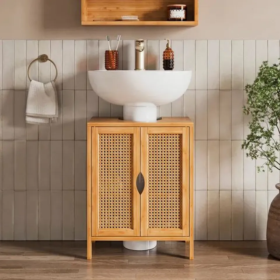 BOXED AVANI UNDER SINK UNIT, BAMBOO (1 BOX)