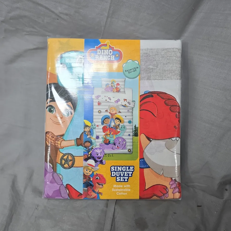 DINO RANCH SINGLE DUVET SET