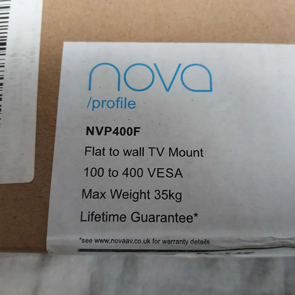 3 BOXED NOVA NVP400F FLAT TO WALL TV MOUNT