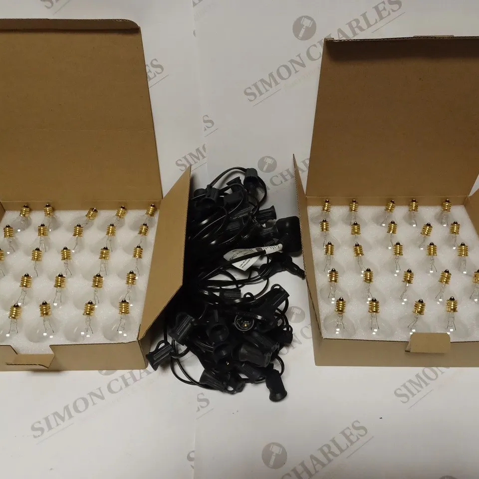 BRIGHTOWN CLEAR G40 GLOBE STRING LIGHT SET