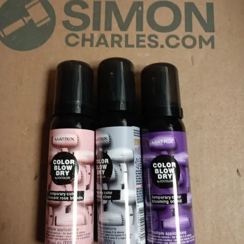 BOX OF APPROXIMATELY 20 ASSORTED MATRIX BLOW DRY TEMP COLOUR 