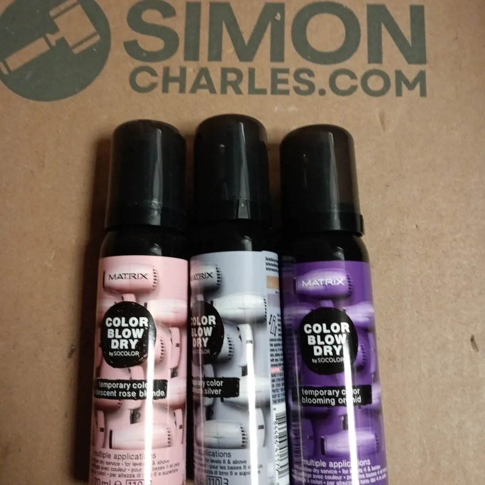 BOX OF APPROXIMATELY 20 ASSORTED MATRIX BLOW DRY TEMP COLOUR