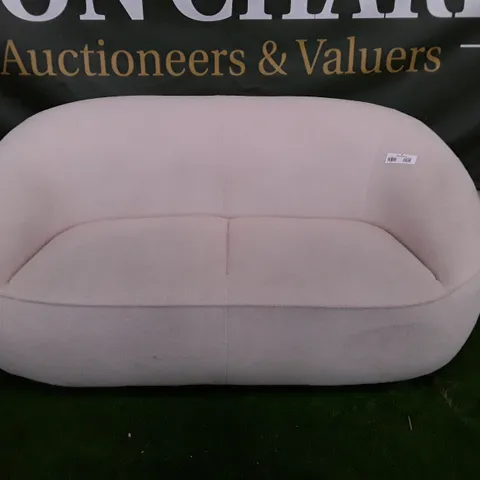 DESIGNER LOVESEAT - CREAM FLEECE FABRIC