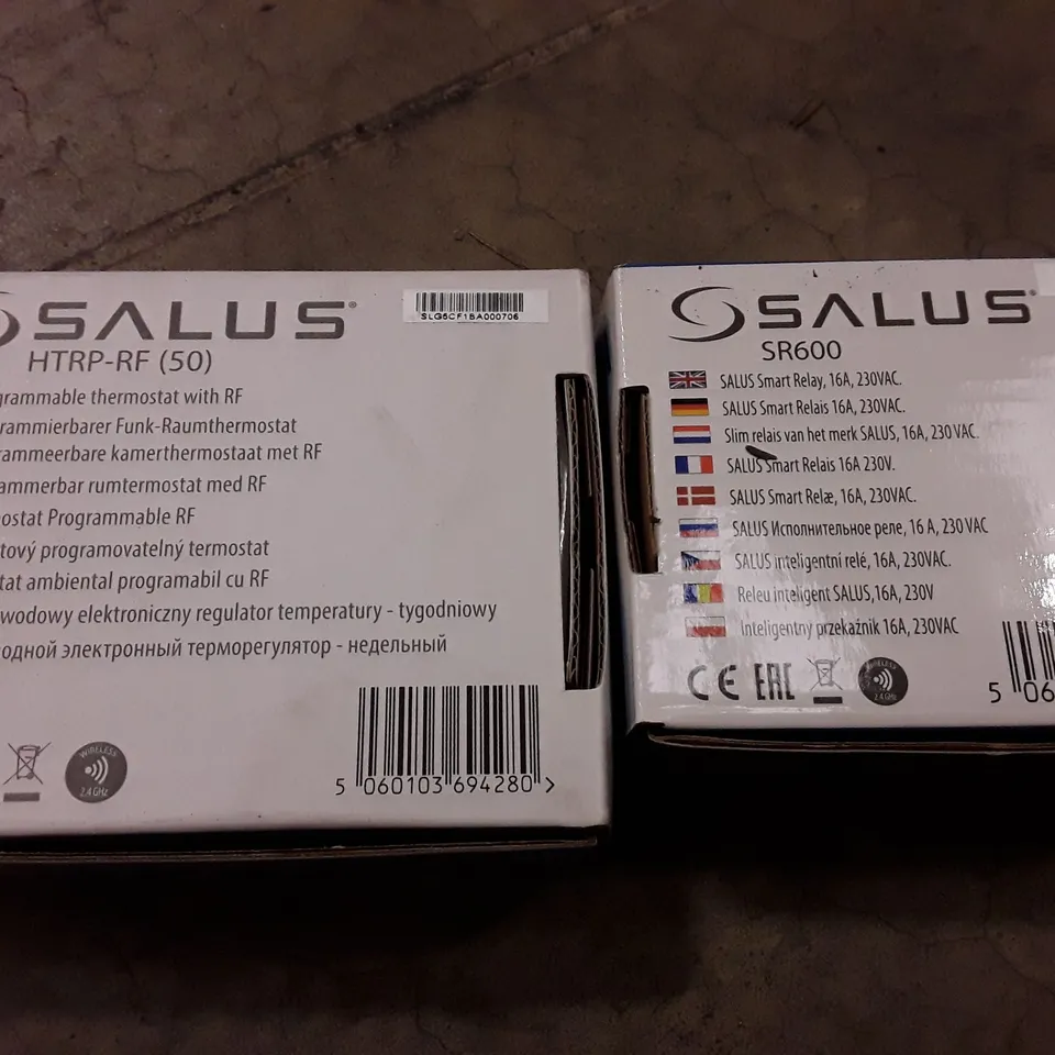 SALUS HTRP-RF PROGRAMMABLE THERMOSTAT AND SR600 RELAY