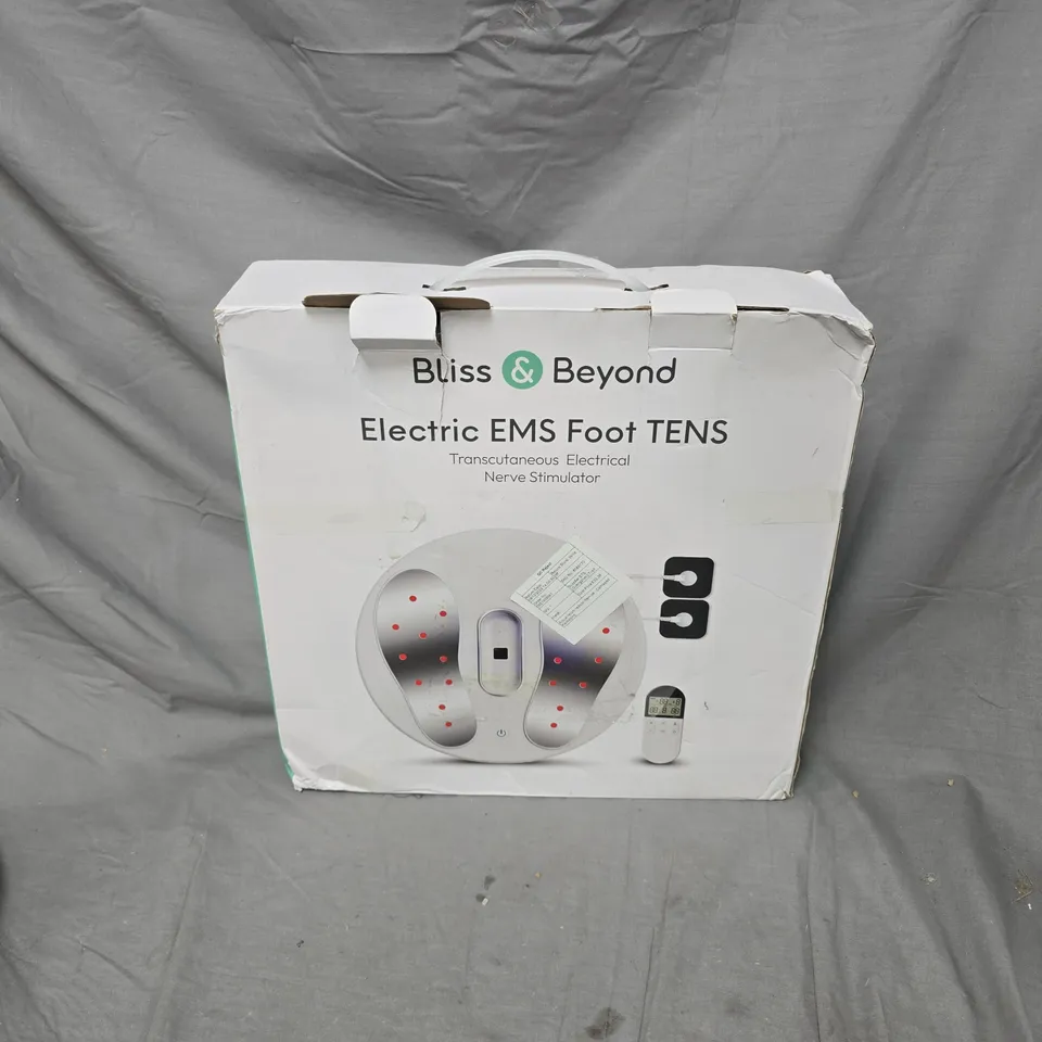 BOXED BLISS & BEYOND ELECTRIC EMS FOOT TENS