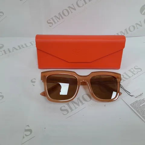 BOXED RUTH LANGSFORD SQUARE FRAME SUNGLASSES