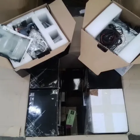 LARGE BOX CONTAINING ASSORTED CAR MULTIMEDIA SYSTEM INTERFACES // MODELS VARY