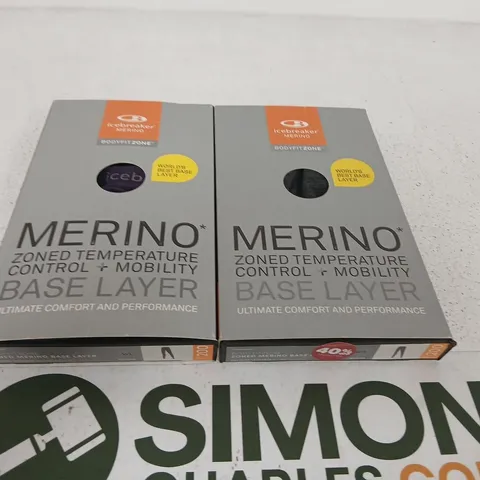 APPROXIMATELY 35 ICEBREAKER MERINO BASE LAYERS