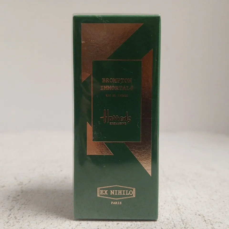 SEALED HARRODS EXCLUSIVE EX NIHILO BROMPTON IMMORTALS EAU DE PARFUM 50ML