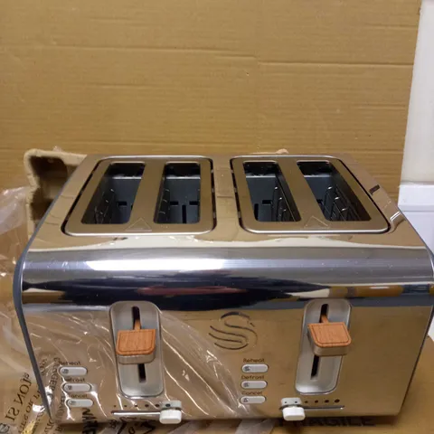 SWAN NORDIC 4 SLICE TOASTER - GREY