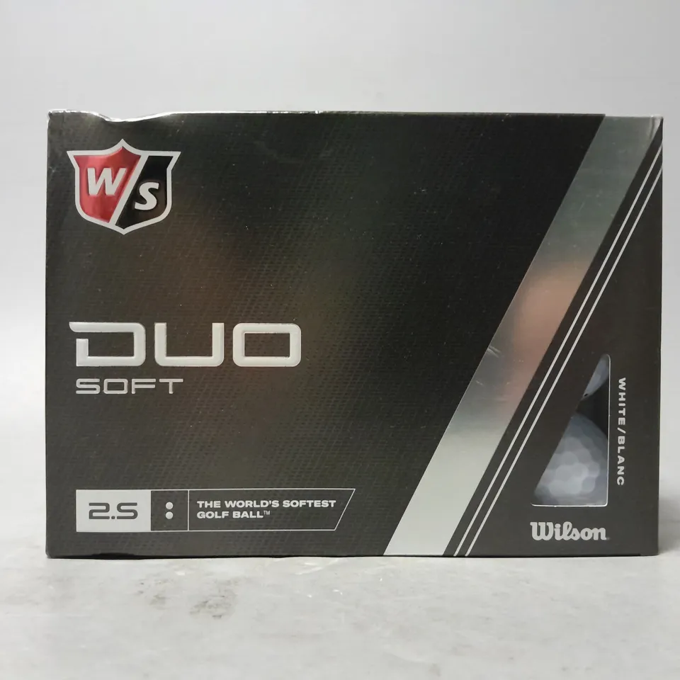 BOXED WILSONS DUO SOFT 2.5 GOLF BALLS