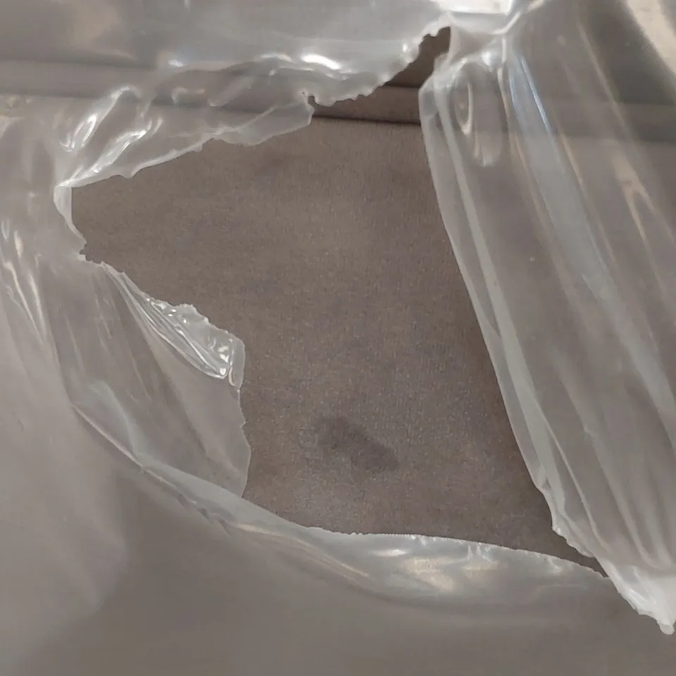 BAGGED DESIGNER 120cm FABRIC UPHOLSTERED HEADBOARD - GREY