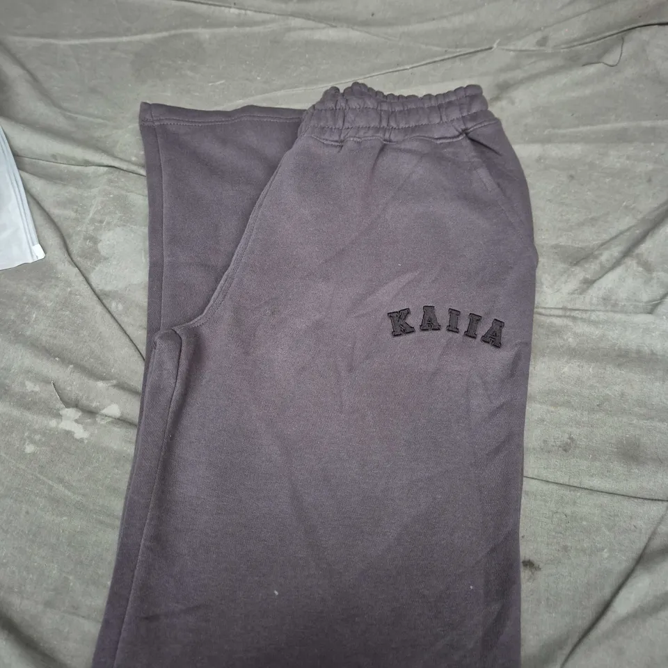 GREY JOGGERS WITH 'KALIA' EMBROIDERY SIZE 10