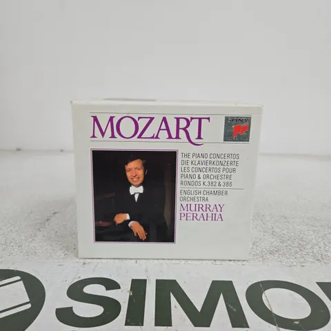 MOZART: THE PIANO CONCERTOS – MURRAY PERAHIA WITH THE ENGLISH CHAMBER ORCHESTRA (6CD BOX SET)