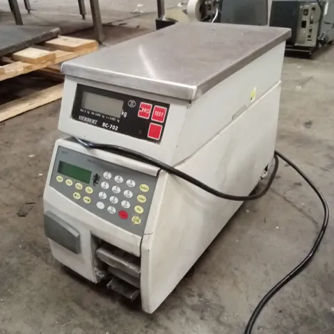 HERBERT BC-702 CHECK-WEIGHING SCALE & LABELER 