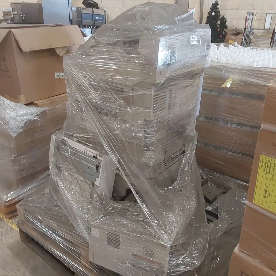 PALLET CONTAINING A LARGE QUANTITY OF ASSORTED PRINTERS ECT