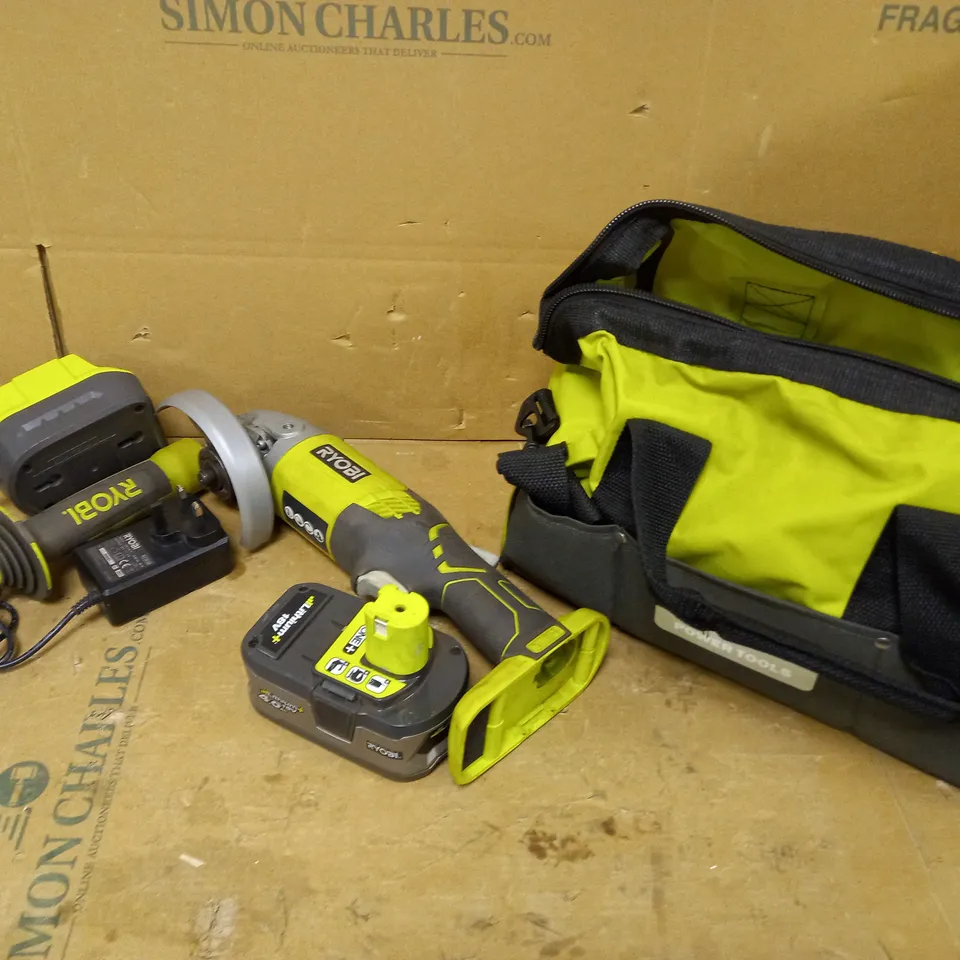 RYOBI R18AG ANGLE GRINDER 18V