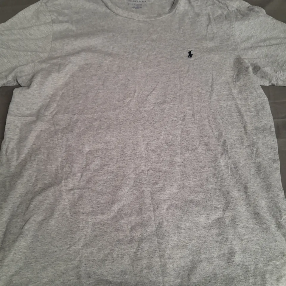 POLO RALPH LAUREN GREY T-SHIRT - L