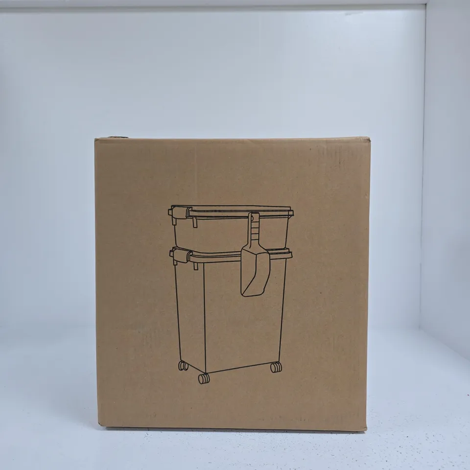 DIVYA PET FOOD STORAGE CONTAINER – GREY, BOXED