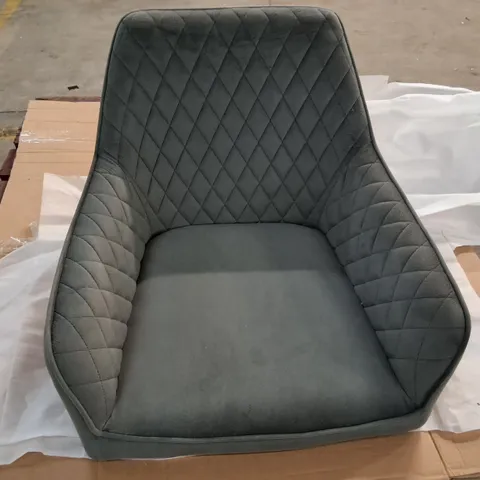 GREY FABRIC CHAIR TOP - NO BASE