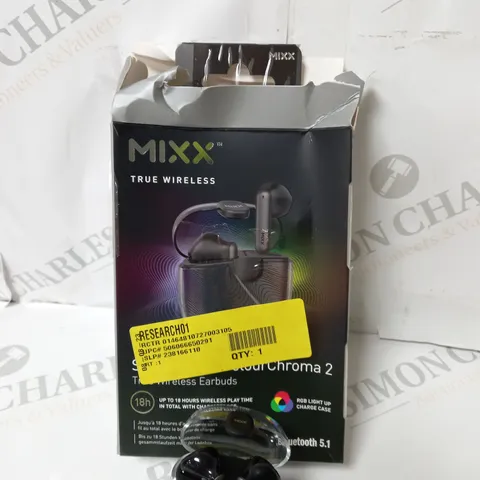 MIXX STREAMBUDS COLOUR CHROMA 2  WIRELESS EARBUDS
