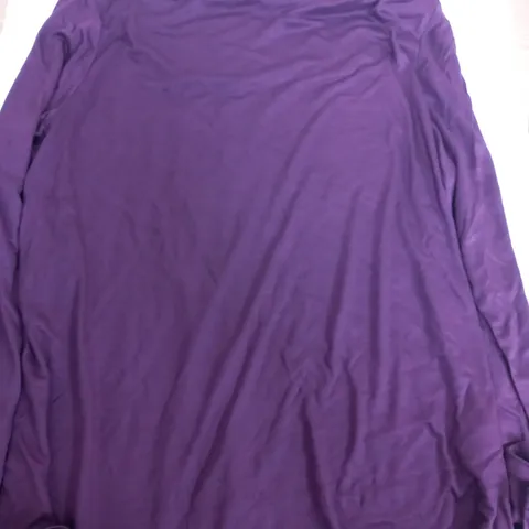 JAEGER PURPLE CROSS DOCK HIGH NECK TOP - UK 18